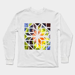 Geometric Splat Long Sleeve T-Shirt